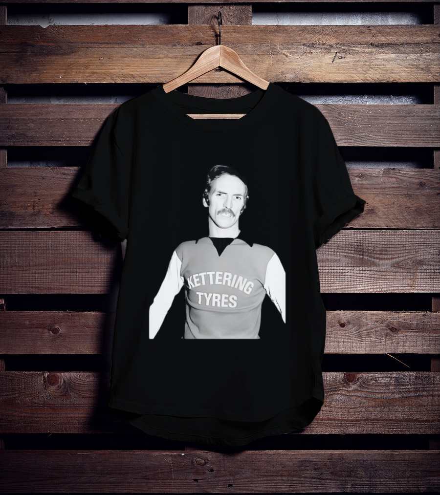Derek Dougan Kettering Tyres Football Top T-Shirt