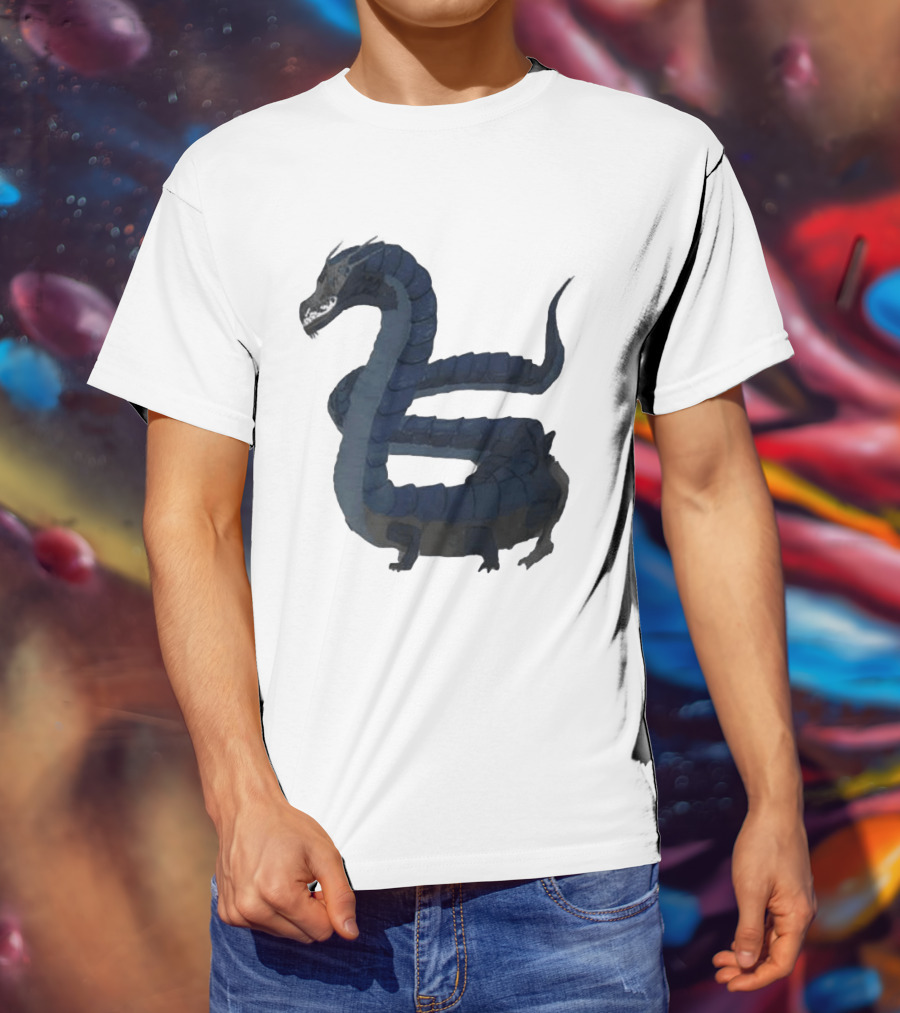 Behir Creature Dungeons And Dragons Fantasy Monster T-Shirt