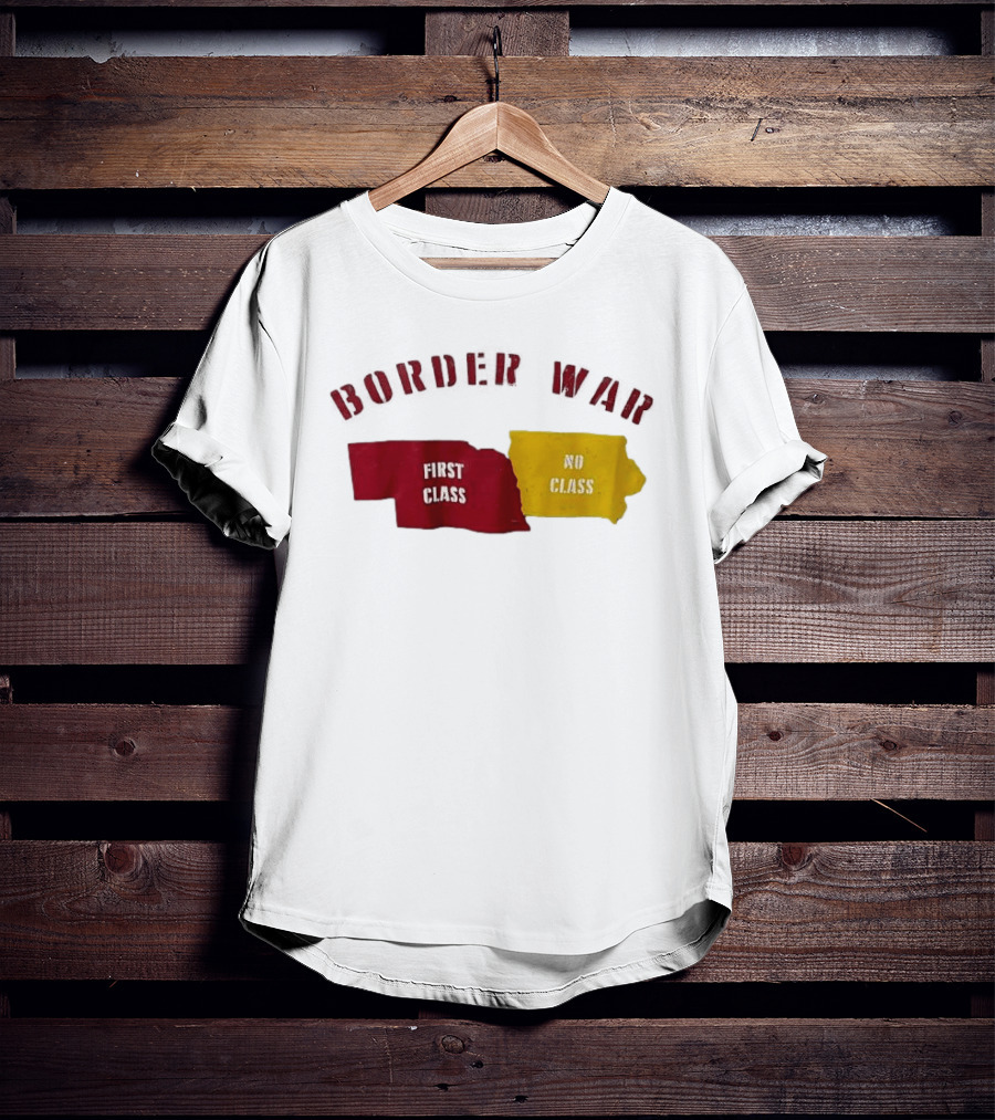 Border War First Class No Class Rivalry Kansas Missouri T-Shirt