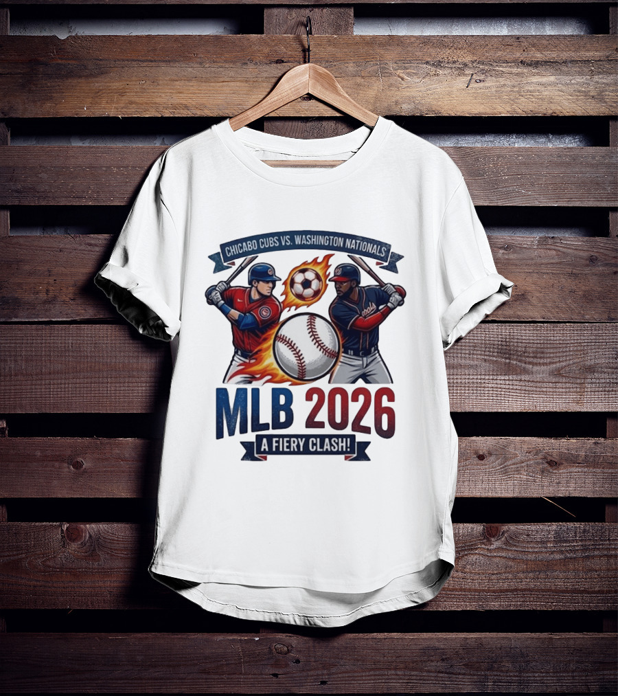 Chicago Cubs Vs Washington Nationals MLB 2026 A Fiery Clash T-Shirt