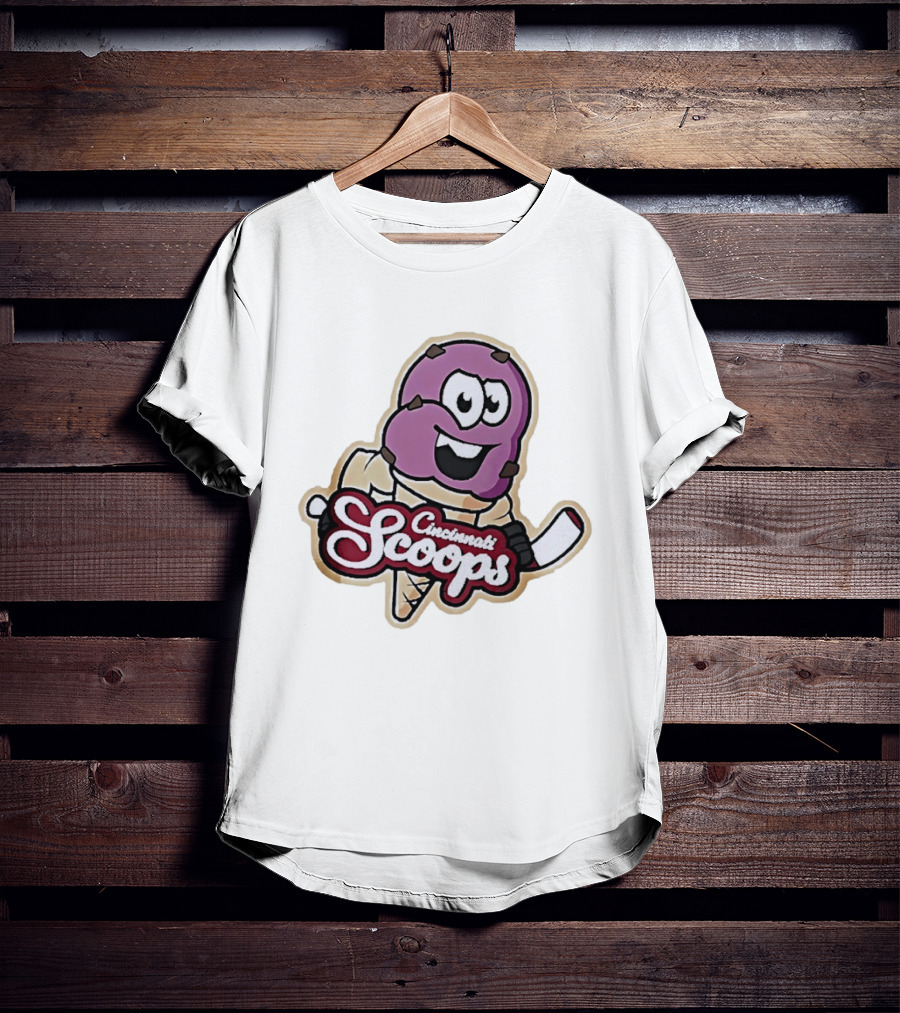 Cincinnati Scoops Hockey Ice Cream Cyclones T-Shirt