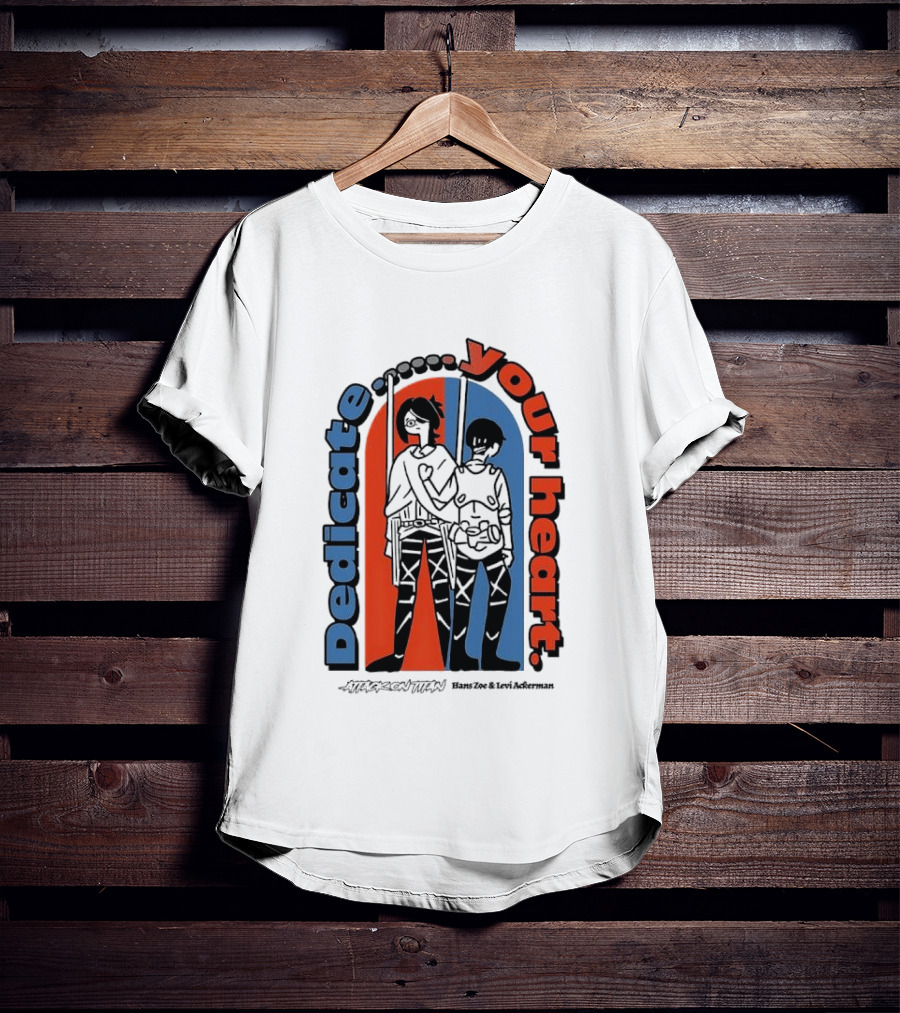 Dedicate Your Heart Attack On Titan Eren And Mikasa T-Shirt
