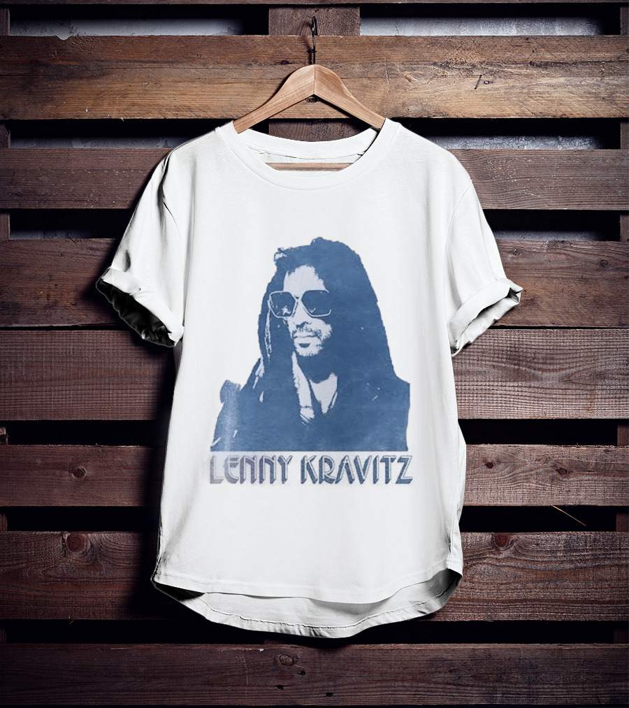 Lenny Kravitz Blue Sunglasses Las Vegas T-Shirt