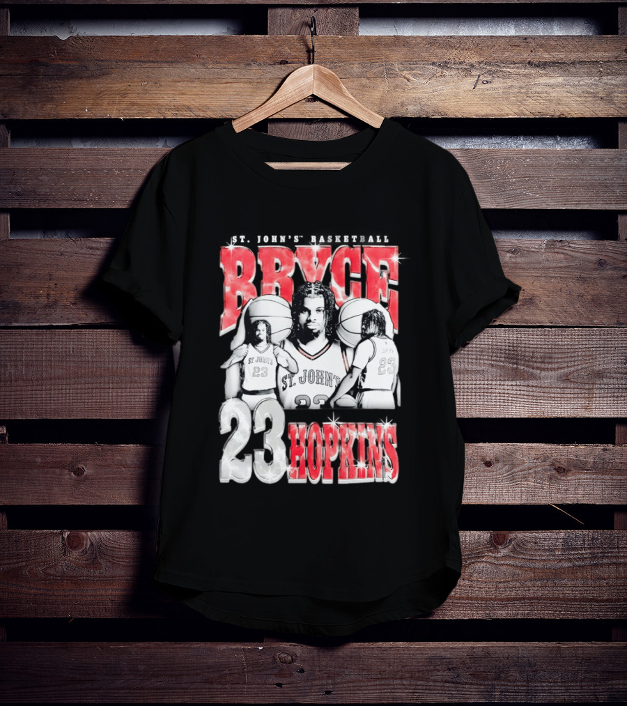 Bryce Hopkins St John's Basketball 23 Red Storm T-Shirt