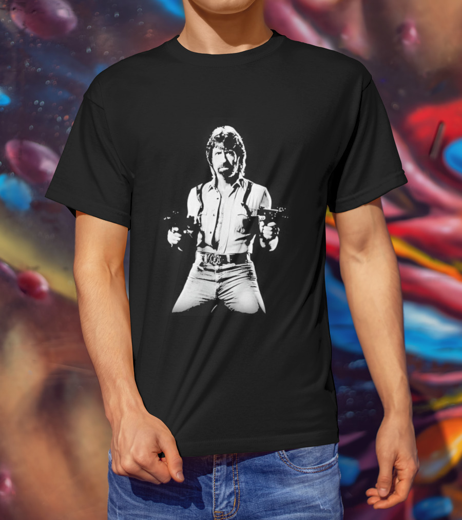 Chuck Norris Movie Star Icon Action Hero Television Series T-Shirt