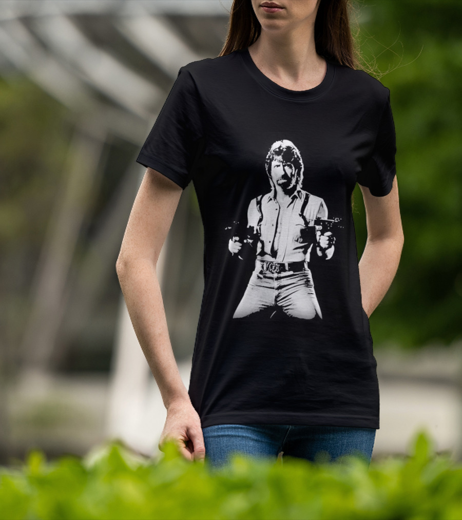 Chuck Norris Movie Star Icon Action Hero Television Series T-Shirt
