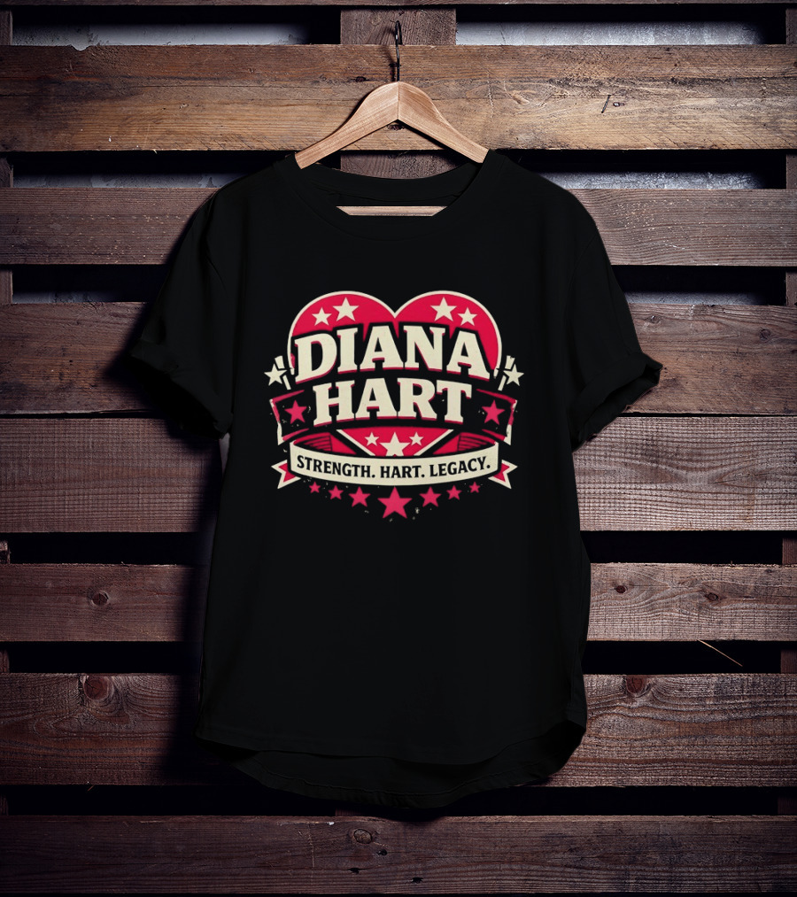 Diana Hart Strength Hart Legacy Stars And Heart T-Shirt