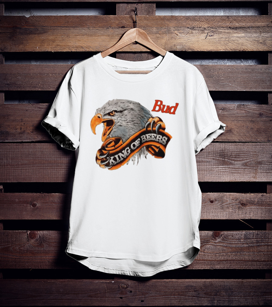Bud King Of Beers Anheuser Busch Eagle T-Shirt