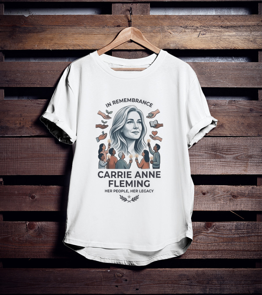 Carrie Anne Fleming A Brighter Future In Our Hands T-Shirt