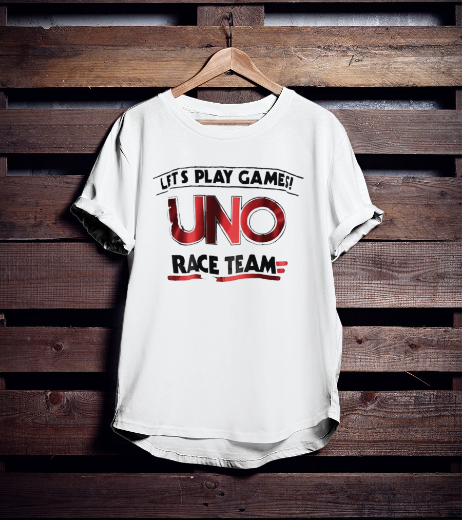 Let's Play Games Uno Race Team T-Shirt