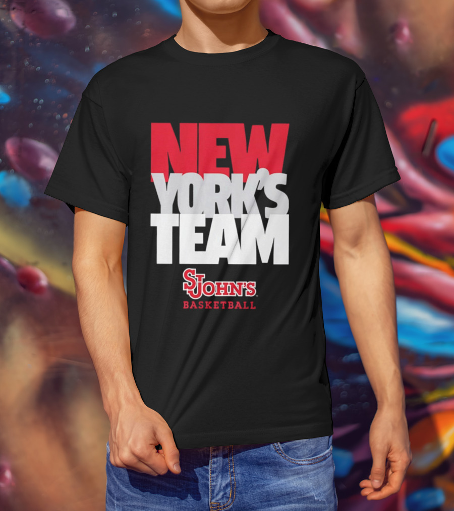 New York's Team St John's Basketball T-Shirt