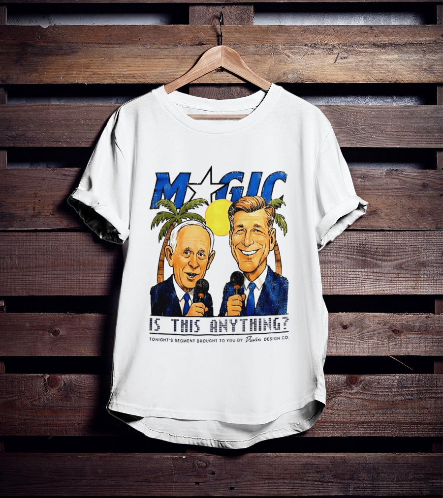 Orlando Magic Is This Anything 2026 NBA Champs Palm Trees Caricature T-Shirt