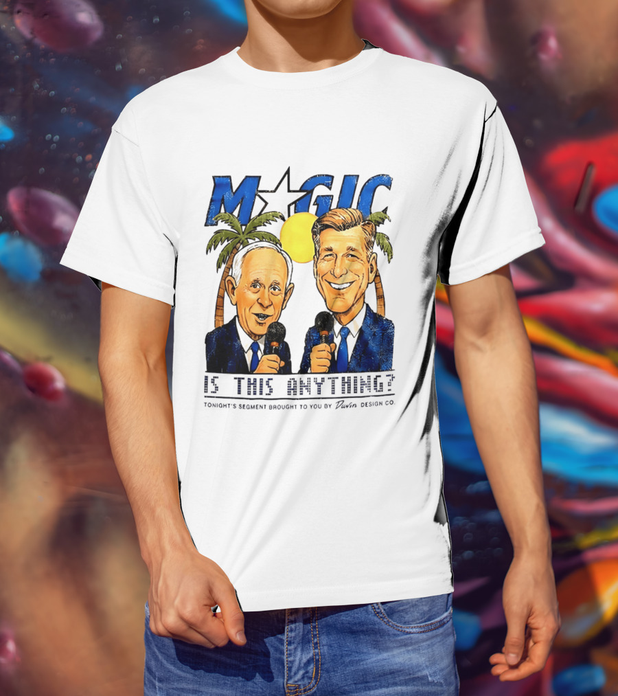 Orlando Magic Is This Anything 2026 NBA Champs Palm Trees Caricature T-Shirt