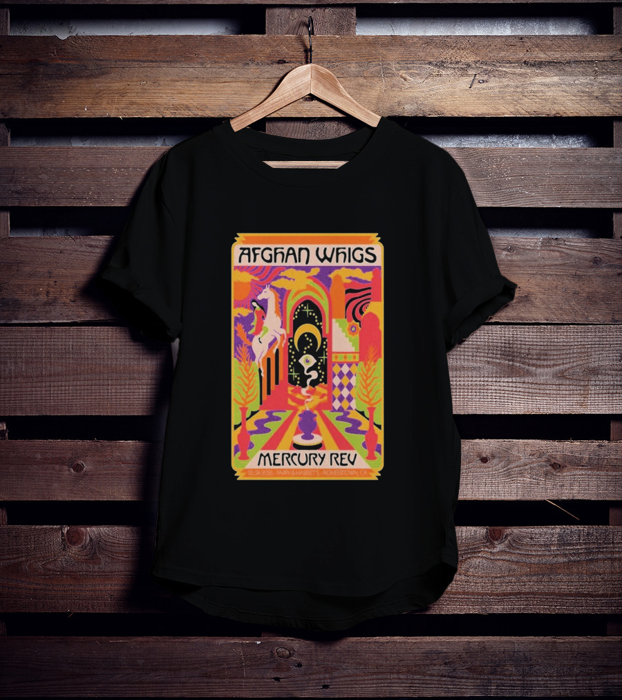 Afghan Whigs Mercury Rev 5.24.2026 Pappy & Harriet's Pioneertown CA T-Shirt