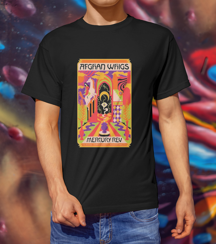 Afghan Whigs Mercury Rev 5.24.2026 Pappy & Harriet's Pioneertown CA T-Shirt