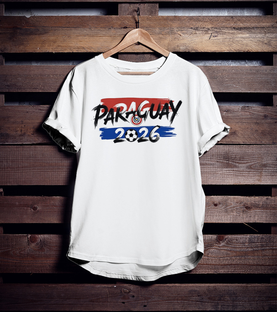 Paraguay 2026 World Cup Soccer Team Fan Gear T-Shirt