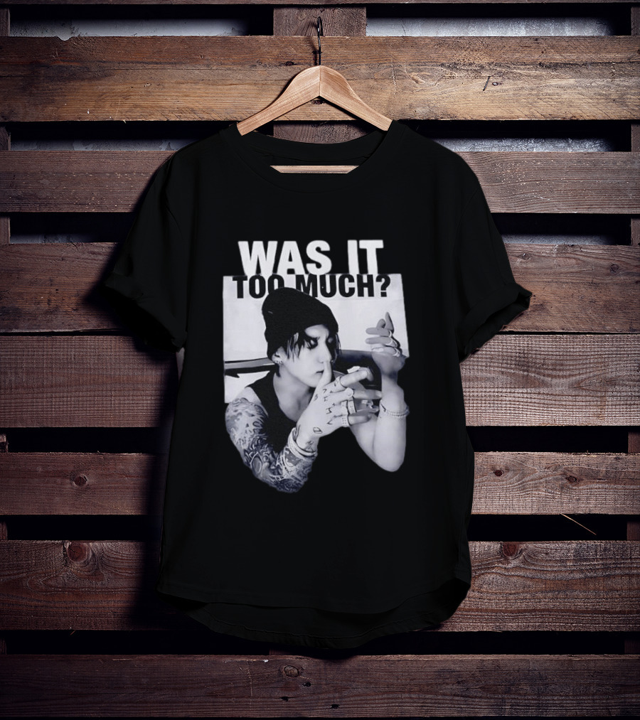 BTS Jungkook Was It Too Much Tattoo T-Shirt