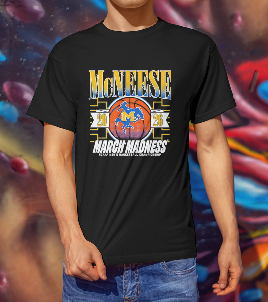 McNeese Cowboys 2026 NCAA Men's Basketball Championship March Madness T-Shirt