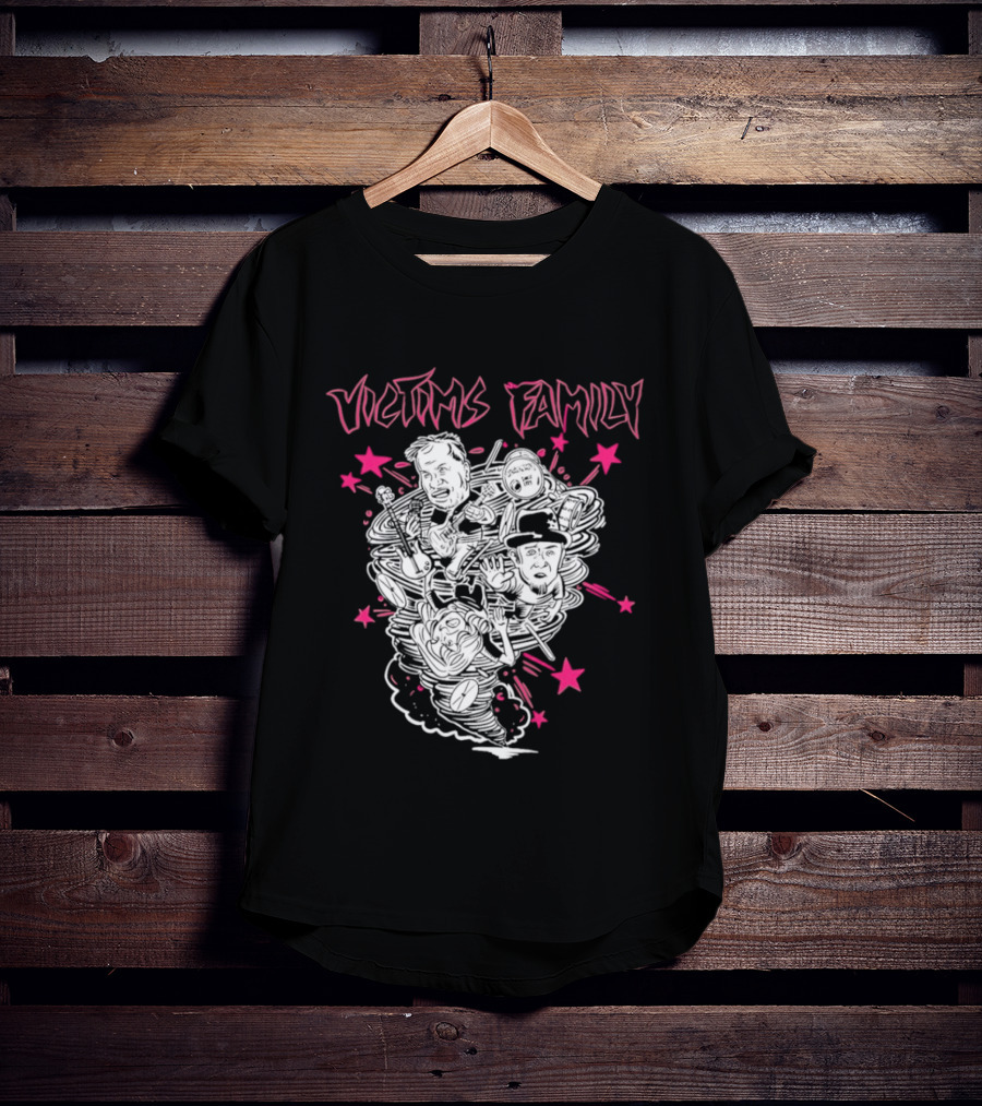 Victims Family Rock Band Tornado With Stars T-Shirt