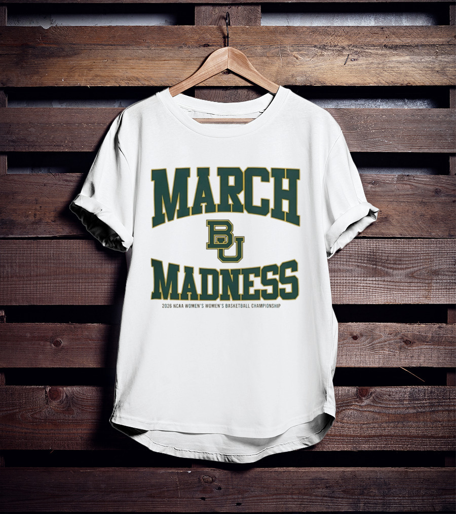 Baylor Bears 2026 NCAA Women's Basketball March Madness Championship T-Shirt