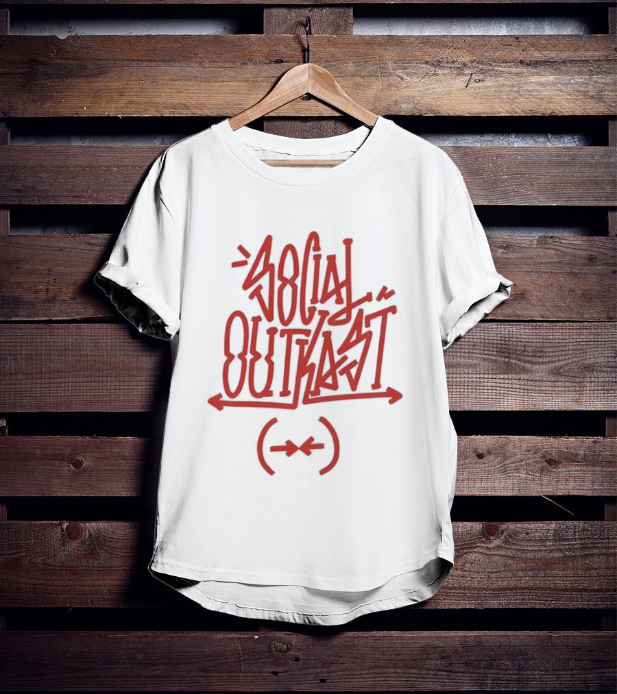 Social Outkast Red Tag Emojis <strong>/##\</strong> T-Shirt