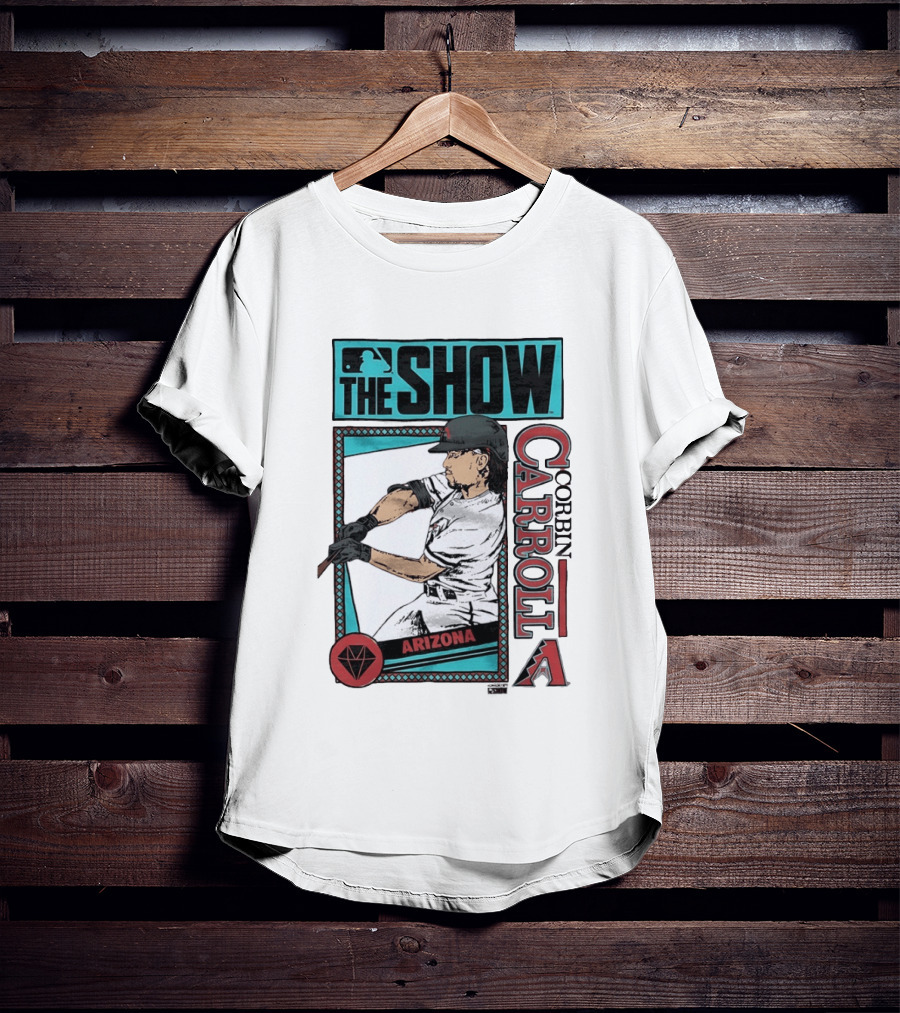 MLB The Show Corbin Carroll Arizona Diamondbacks Baseball Player T-Shirt