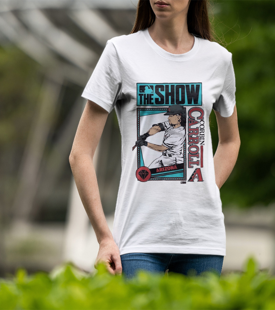 MLB The Show Corbin Carroll Arizona Diamondbacks Baseball Player T-Shirt