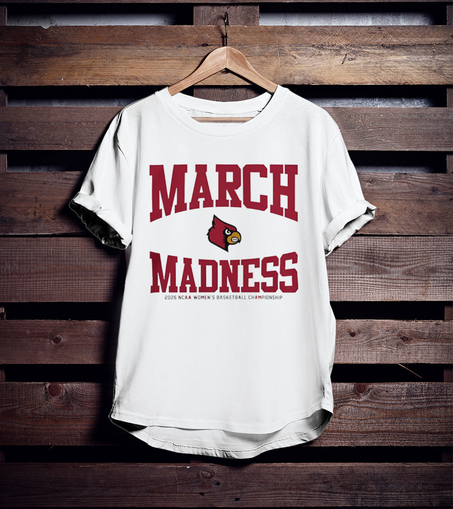 Louisville Cardinals 2026 NCAA Women's Basketball March Madness Championship T-Shirt