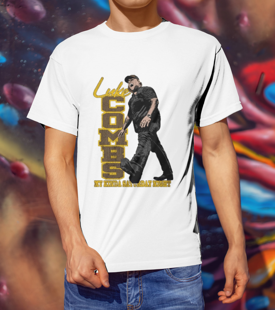 Luke Combs My Kinda Saturday Night Tour 2026 Sideline Collection T-Shirt