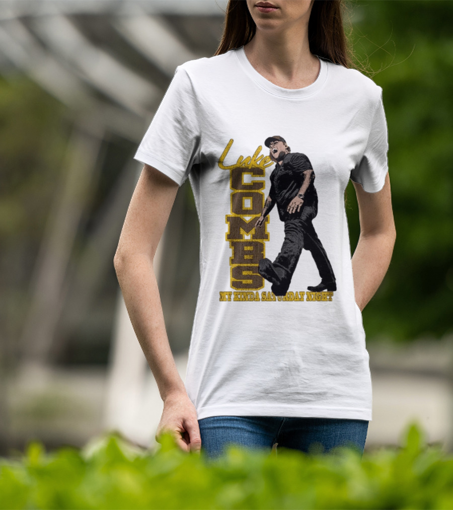 Luke Combs My Kinda Saturday Night Tour 2026 Sideline Collection T-Shirt