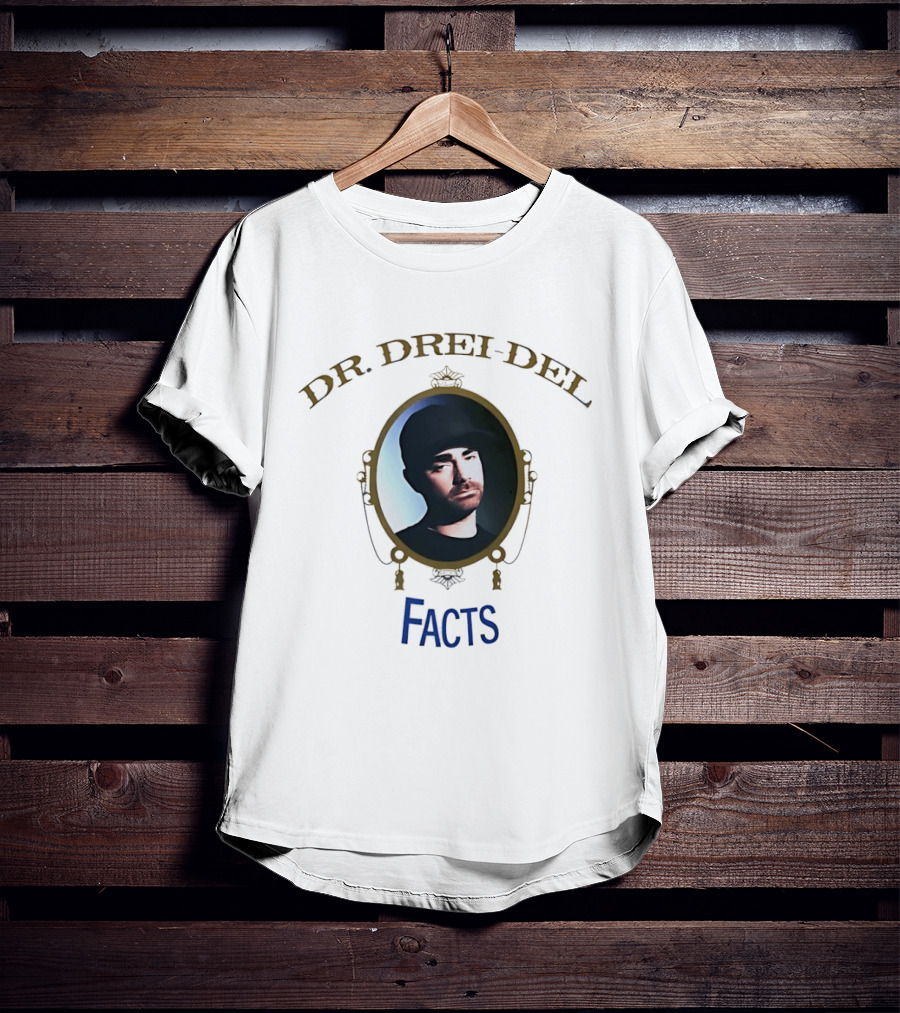 Dr Dreidel Facts Hip Hop Parody Hanukkah Humor T-Shirt