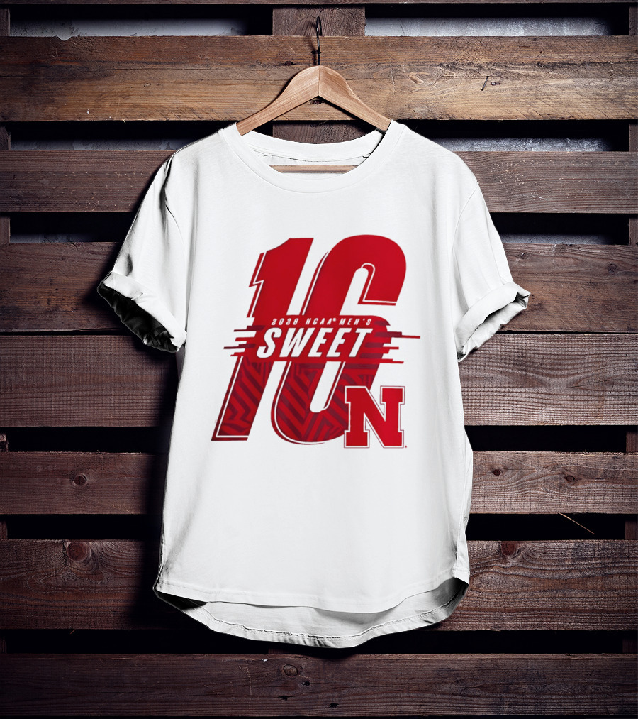 2026 NCAA Men's Sweet 16 Nebraska Huskers Basketball T-Shirt