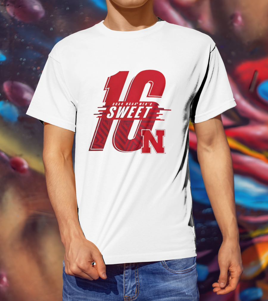 2026 NCAA Men's Sweet 16 Nebraska Huskers Basketball T-Shirt