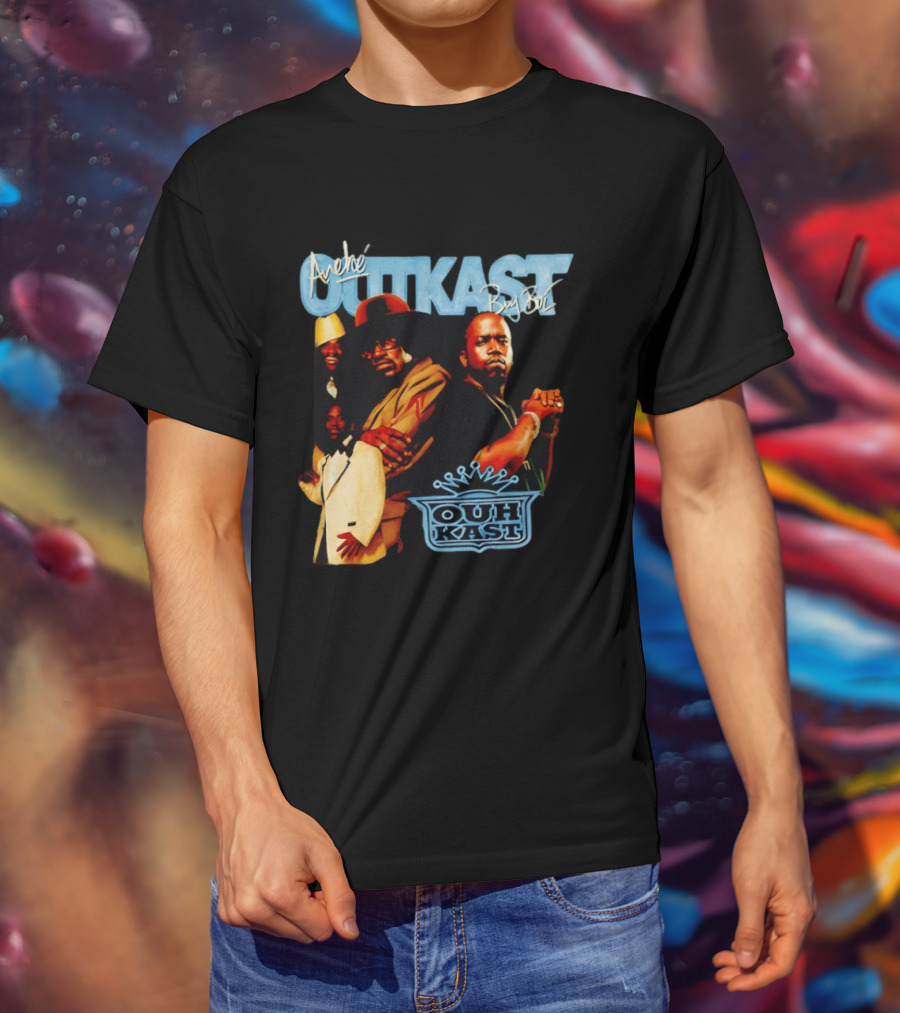 Outkast André 3000 Big Boi Signatures Iconic Hip Hop Collection T-Shirt