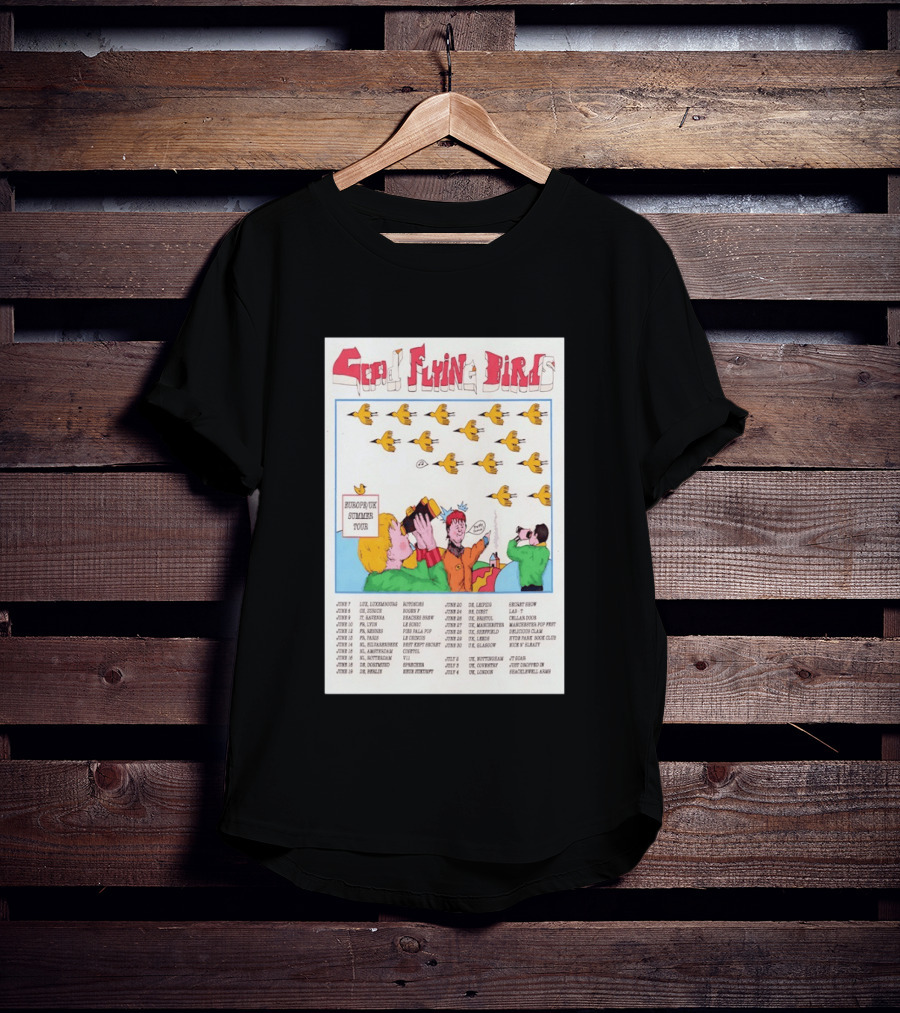 Good Flying Birds Europe UK Summer Tour 2026 Concert Dates T-Shirt
