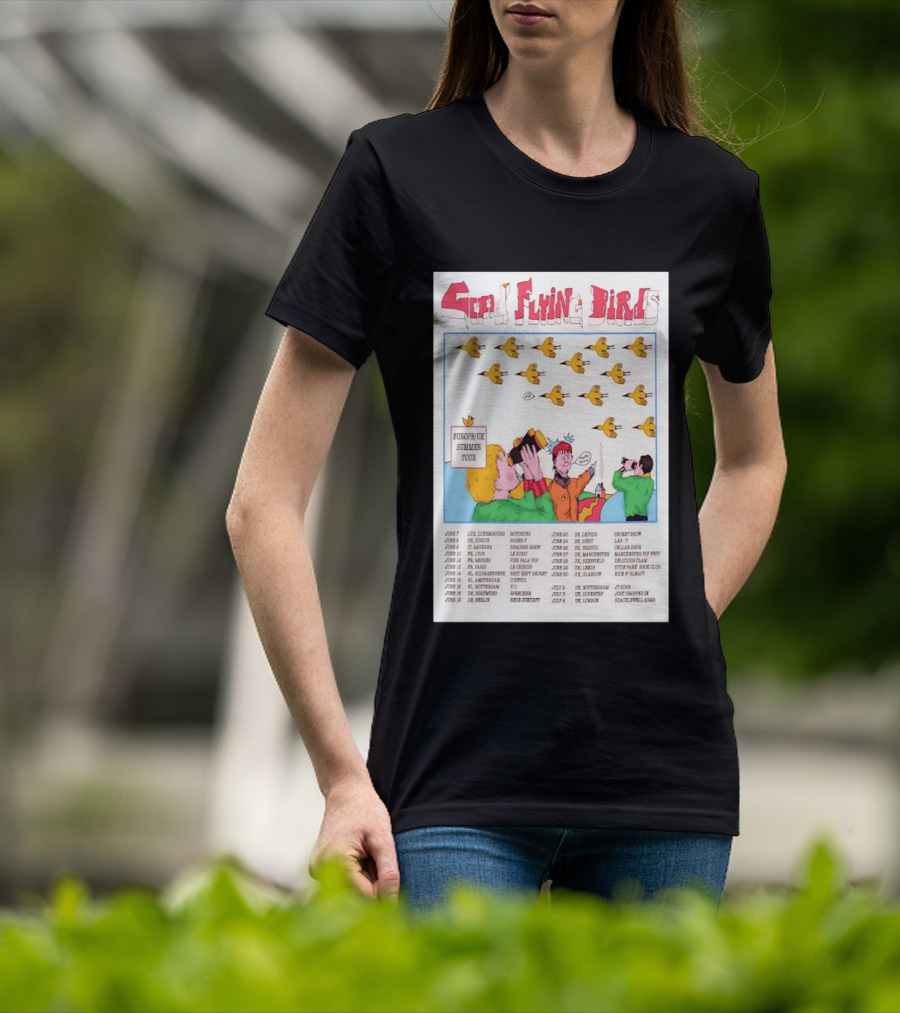 Good Flying Birds Europe UK Summer Tour 2026 Concert Dates T-Shirt