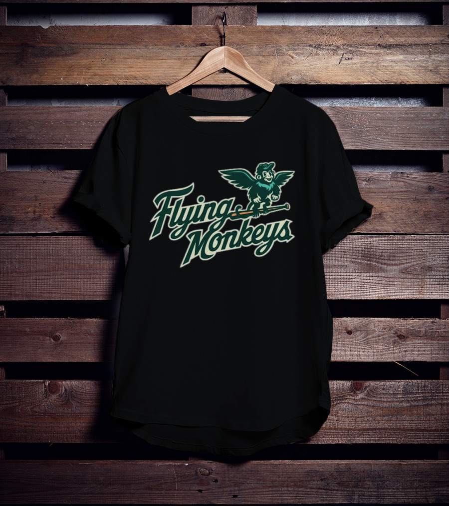 Greenwood Flying Monkeys 2026 New Summer Flying Monkeys Broomstick Fun T-Shirt