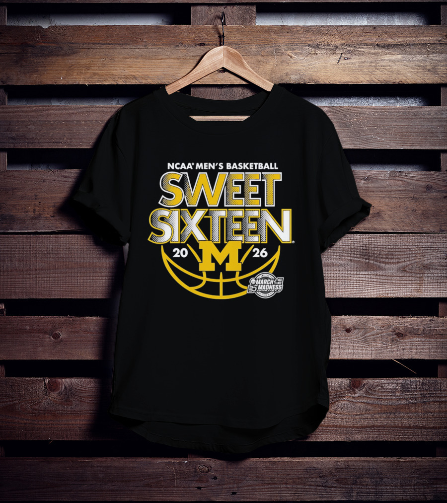 NCAA Men's Basketball Michigan Sweet Sixteen 2026 M T-Shirt