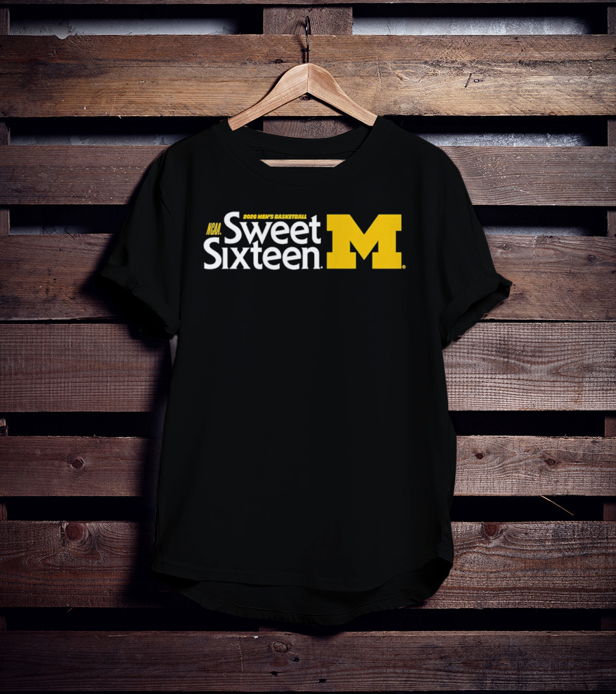 2026 NCAA Men's Basketball Sweet Sixteen Michigan T-Shirt