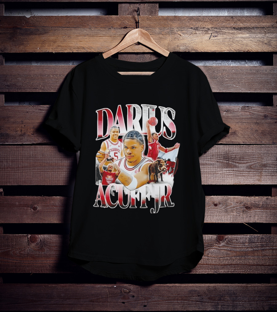 Darius Acuff Jr Arkansas Basketball Razorbacks T-Shirt