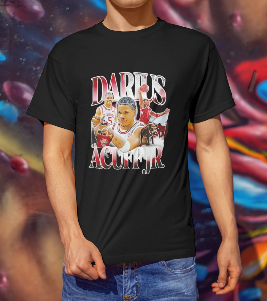 Darius Acuff Jr Arkansas Basketball Razorbacks T-Shirt