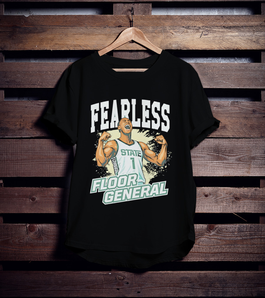 Fearless State 1 Floor General MM26 Michigan State Spartans T-Shirt