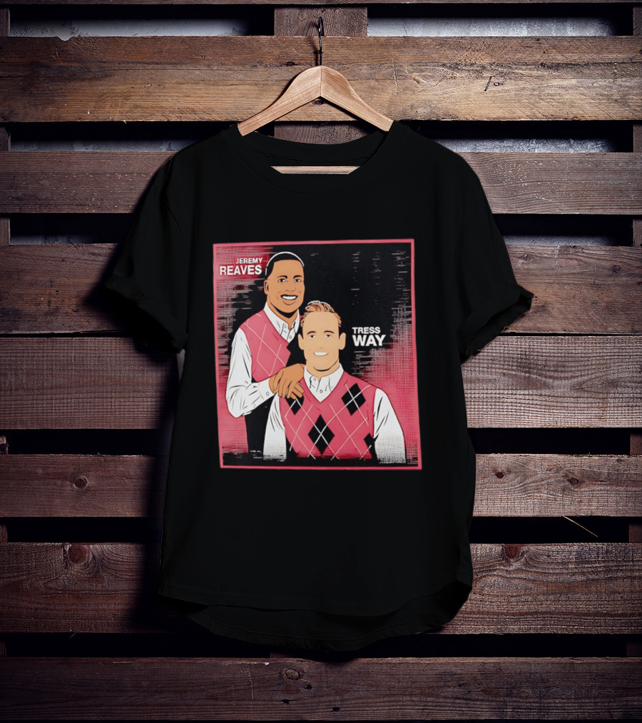 Jeremy Reaves Tress Way Washington Commanders Step Brothers Argyle Vest T-Shirt