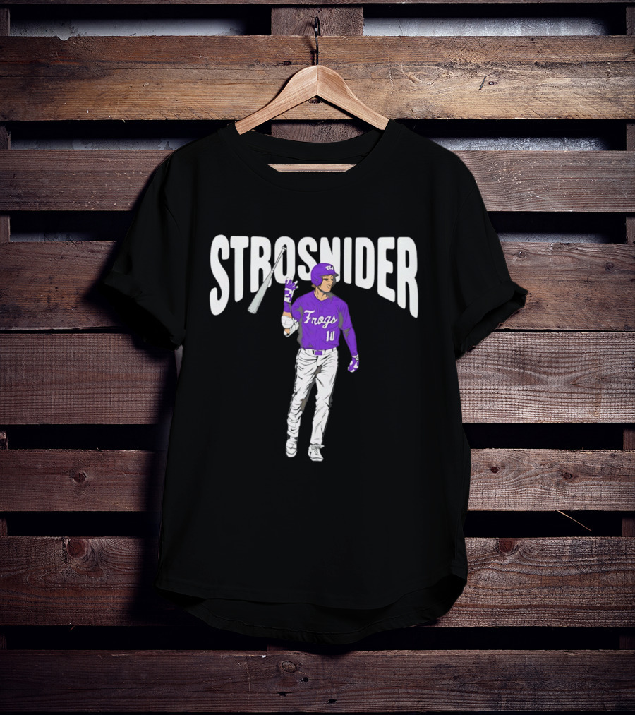 Strosnider Frogs TCU Baseball Player 11 T-Shirt