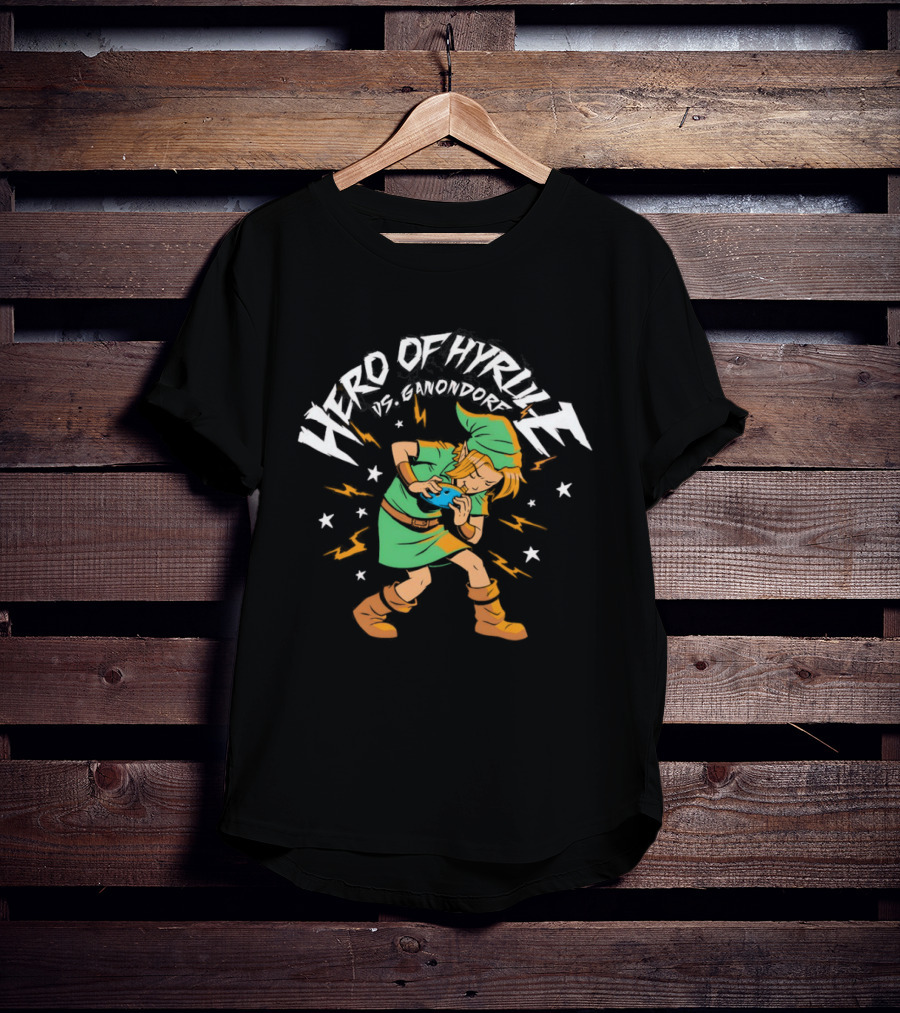Hero Of Hyrule Legend Of Zelda Retro Gaming T-Shirt