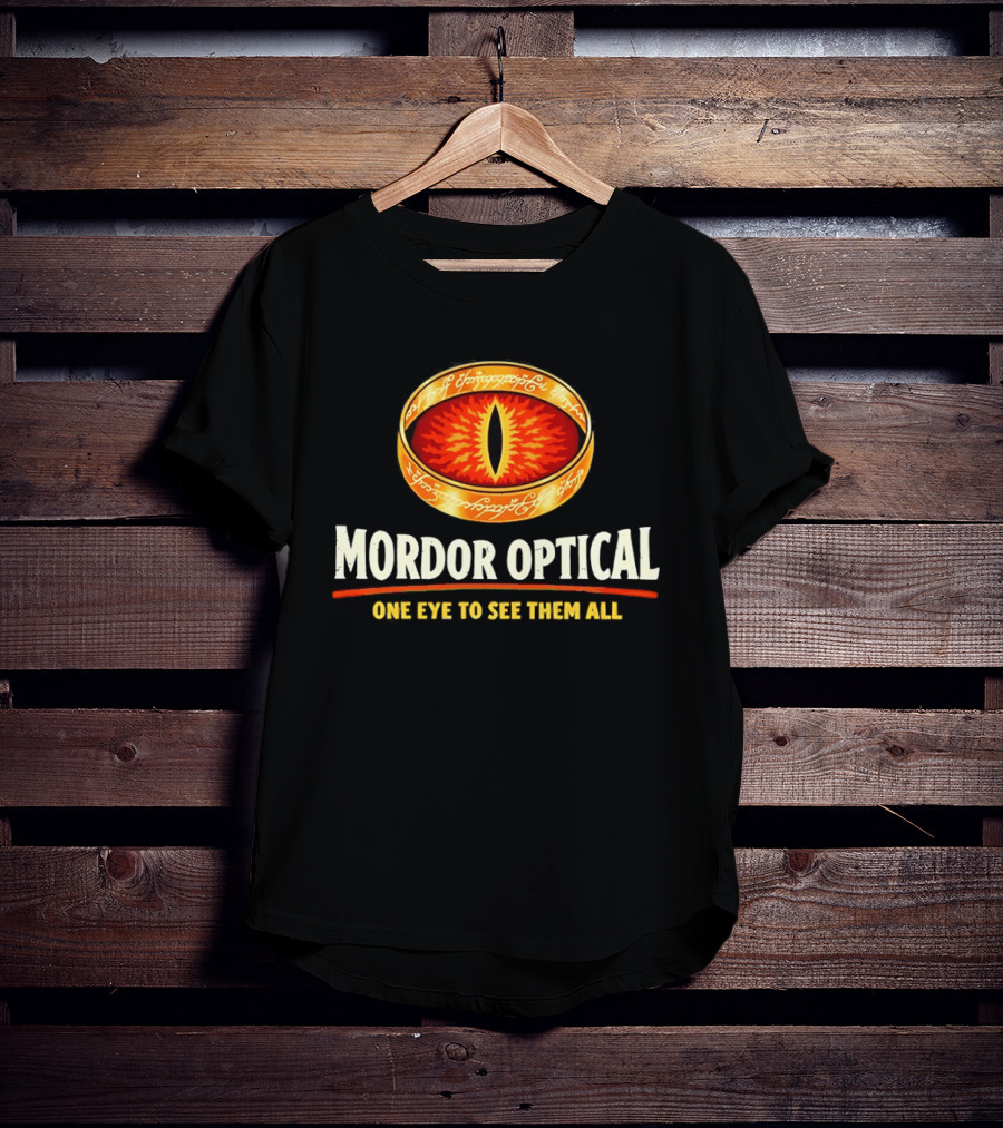 Mordor Optical One Eye To See Them All Ring Eye T-Shirt