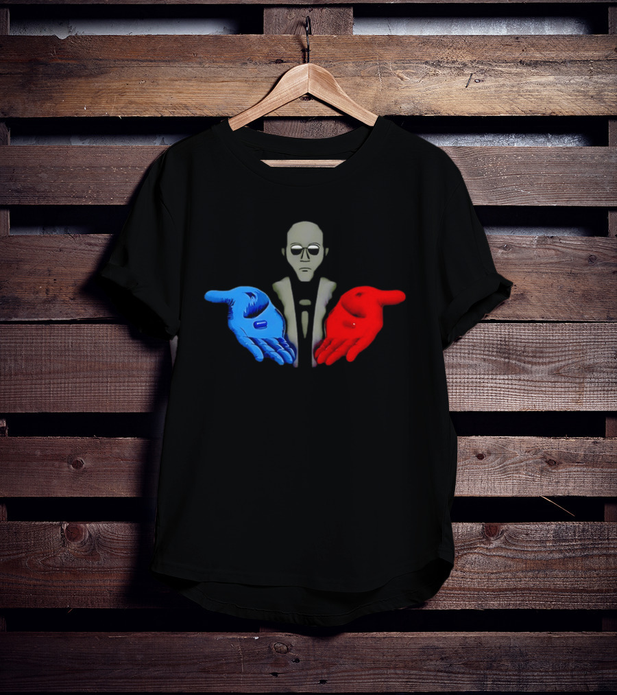 Morpheus Neo Red Pill Blue Pill 1999 Matrix T-Shirt