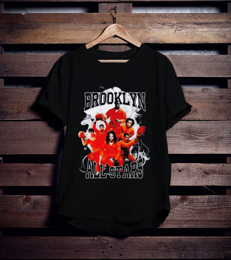 Brooklyn All Stars Basketball Team Creative Smoke T-Shirt