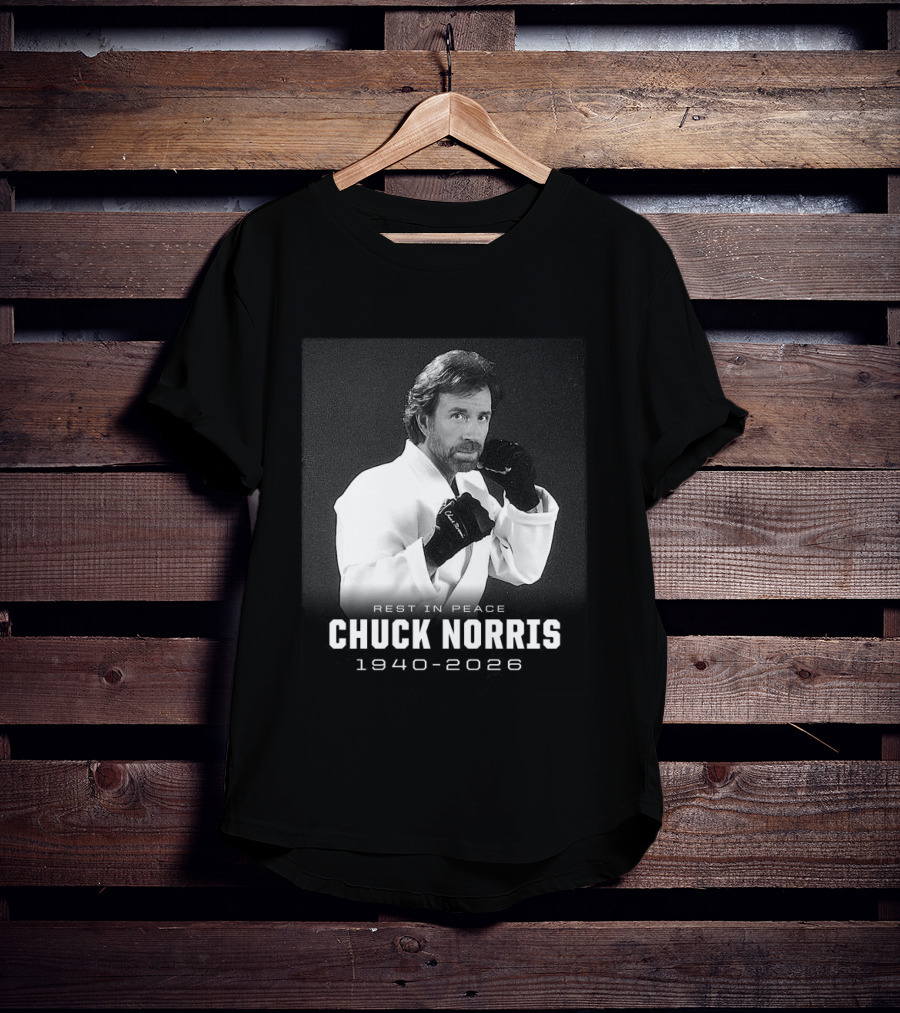 Rest In Peace Chuck Norris 1940 2026 Legend T-Shirt