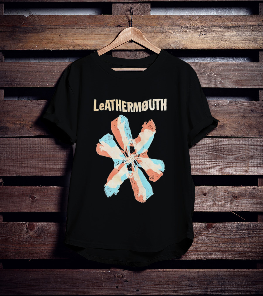 Leathermouth Psychedelic Abstract Flower T-Shirt